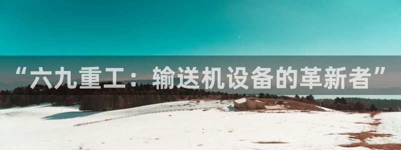 威九国际v96bet官网版：“六九重工：输送机设备的革新者”