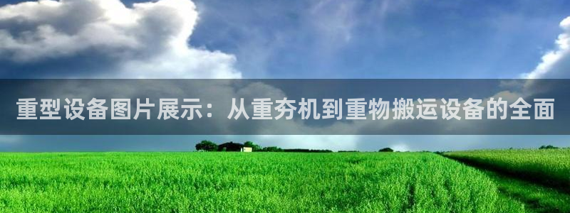 威九国际取款：重型设备图片展示：从重夯机到重物搬运设备的全面
