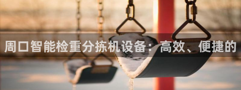 威九国际APP大全：周口智能检重分拣机设备：高效、便捷的