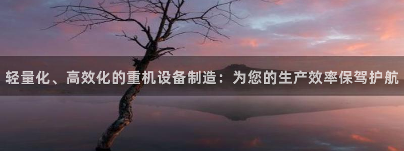 威九国际网站进入客服中心怎么退出：轻量化、高效化的重机设备制