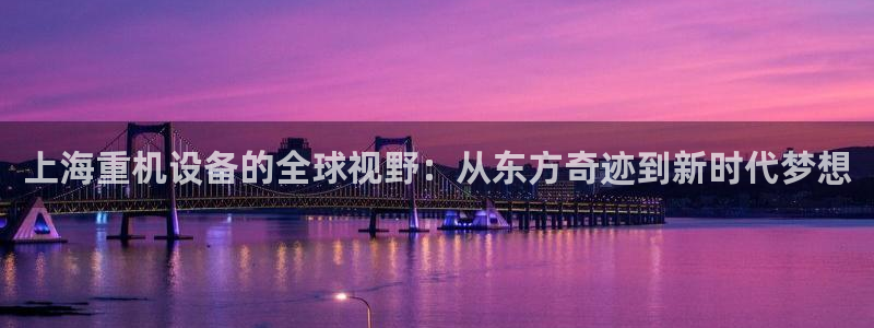 78mapp威九国际官网版：上海重机设备的全球视野：从东方奇