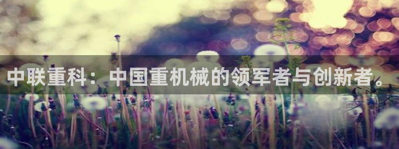 威九国际客服电话号码：中联重科：中国重机械的领军者与创新者。